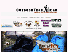 Tablet Screenshot of outdoortrailgear.com